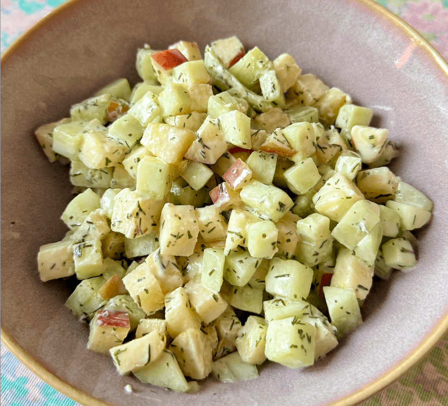 Salade fraîche et hydratante