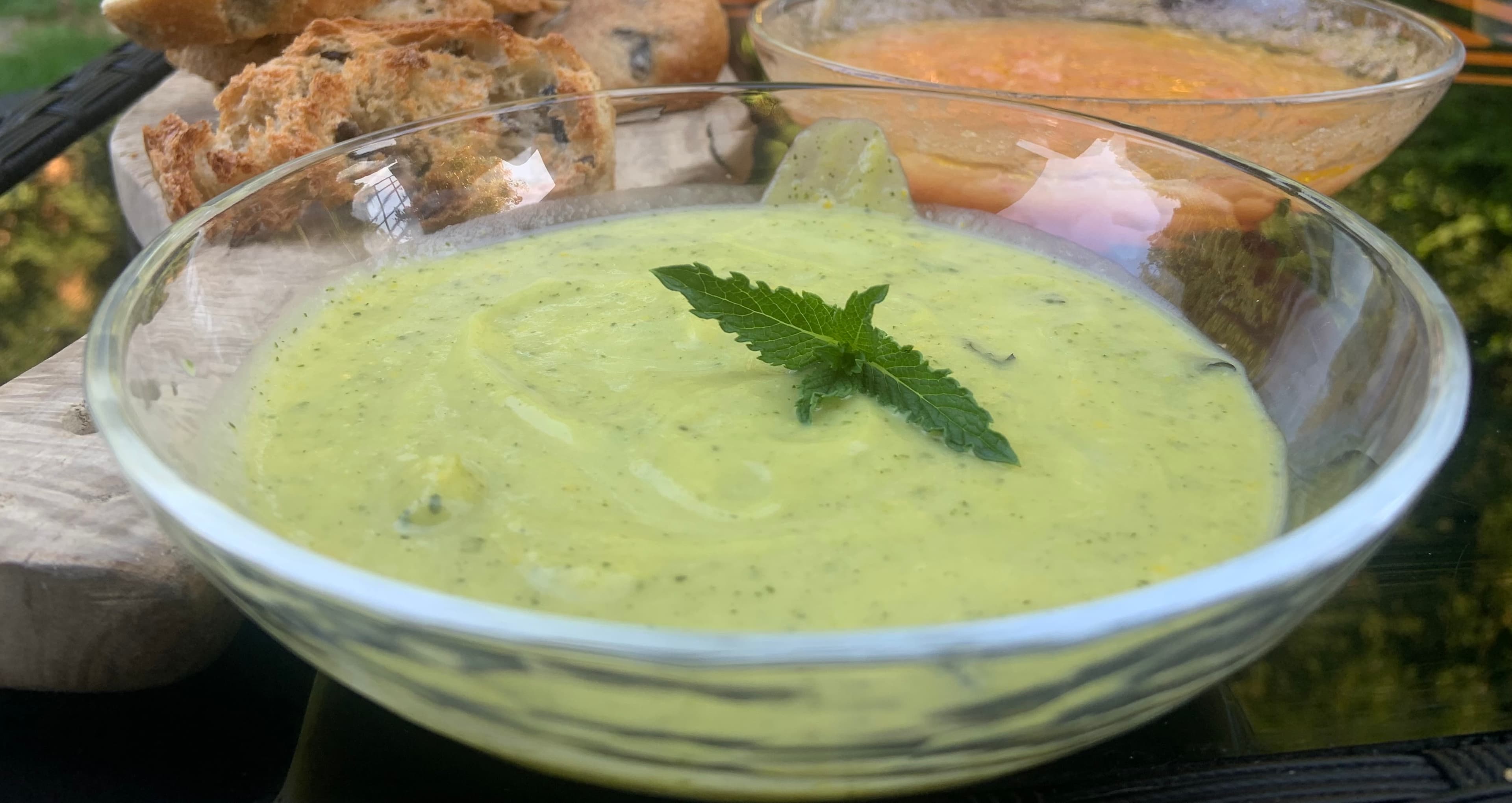 Velouté fraîcheur à la menthe