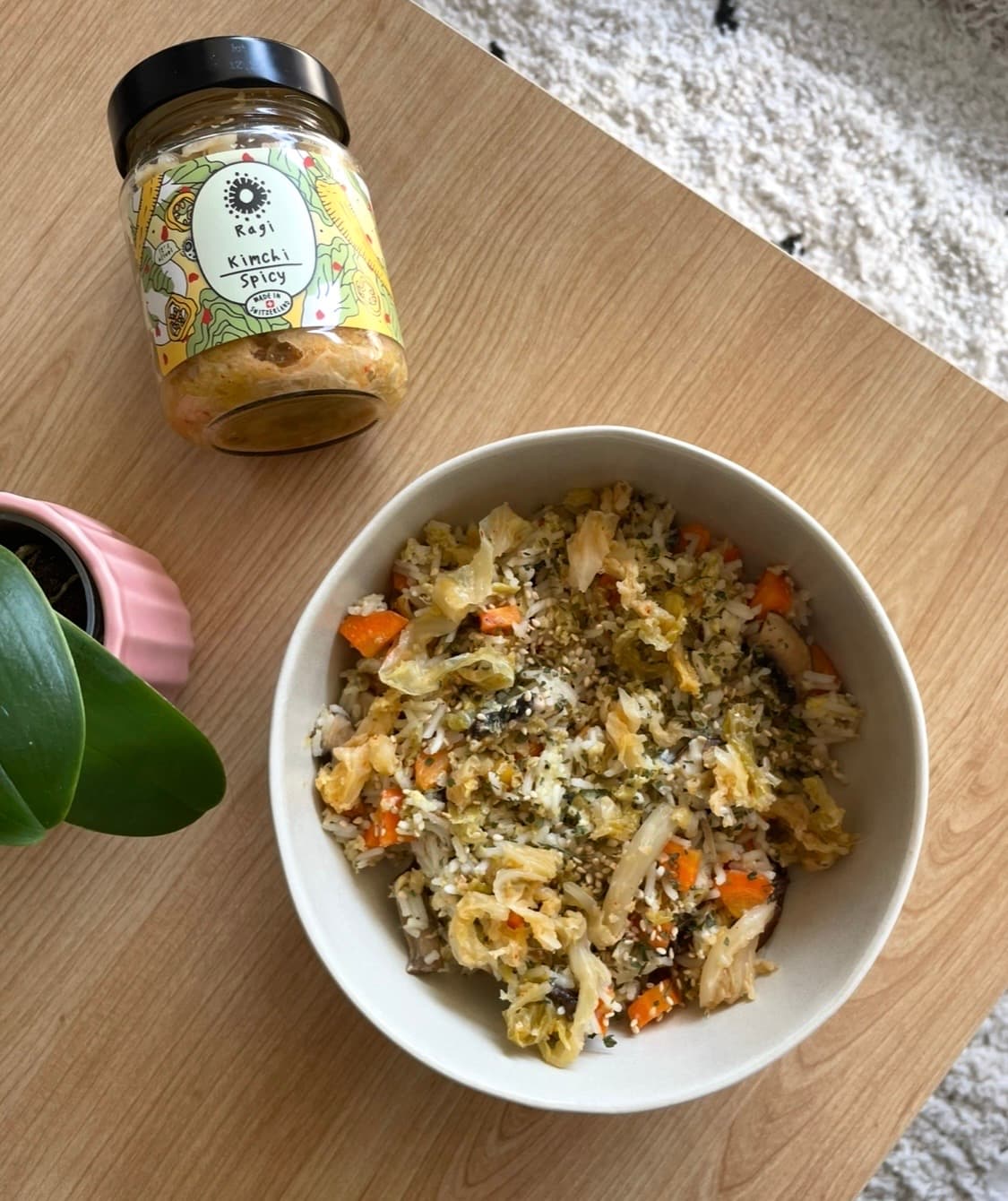 Riz sauté au kimchi