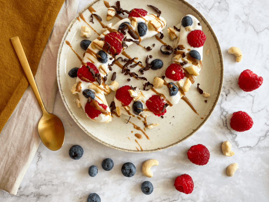 Banana split healthy