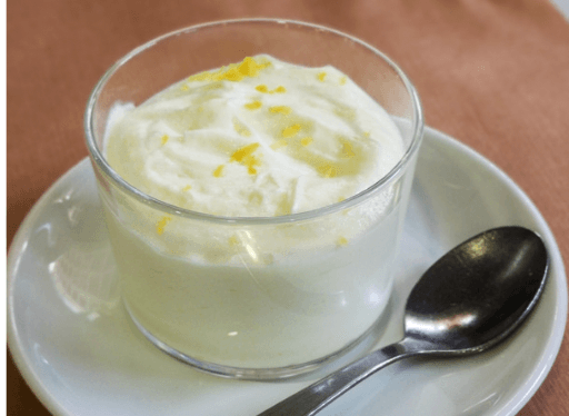 Mousse au citron sans gluten