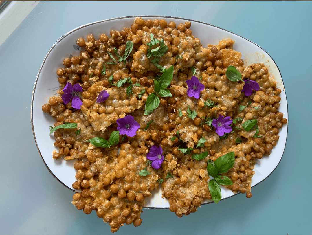Croustillant hyperprotéiné de pois chiche