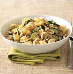 Orecchiette courgettes pignon